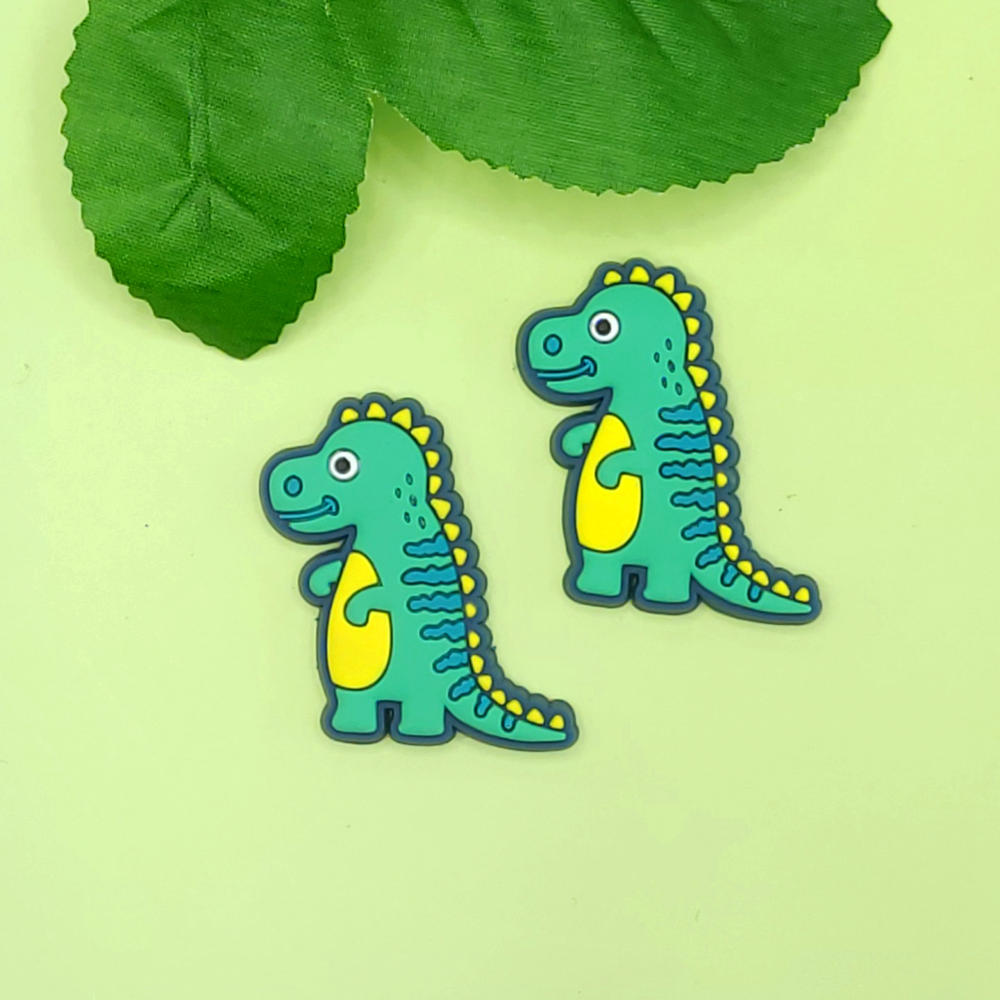 [도매] R345 고무 청록색 티라노 공룡 (최소구매수량 50개)