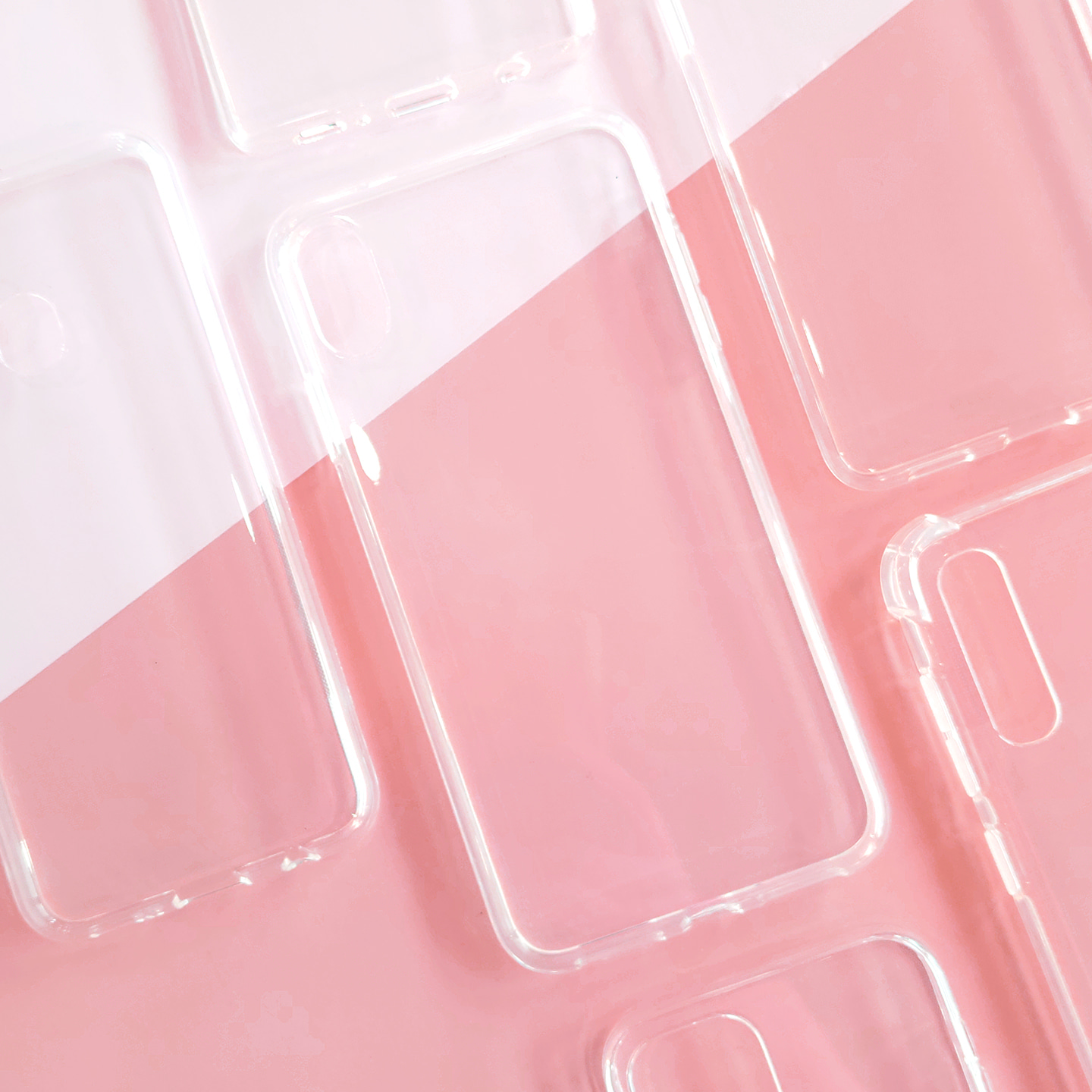 [도매] 투명 젤리 핸드폰케이스 범퍼 랜덤 (최소구매수량 10개)