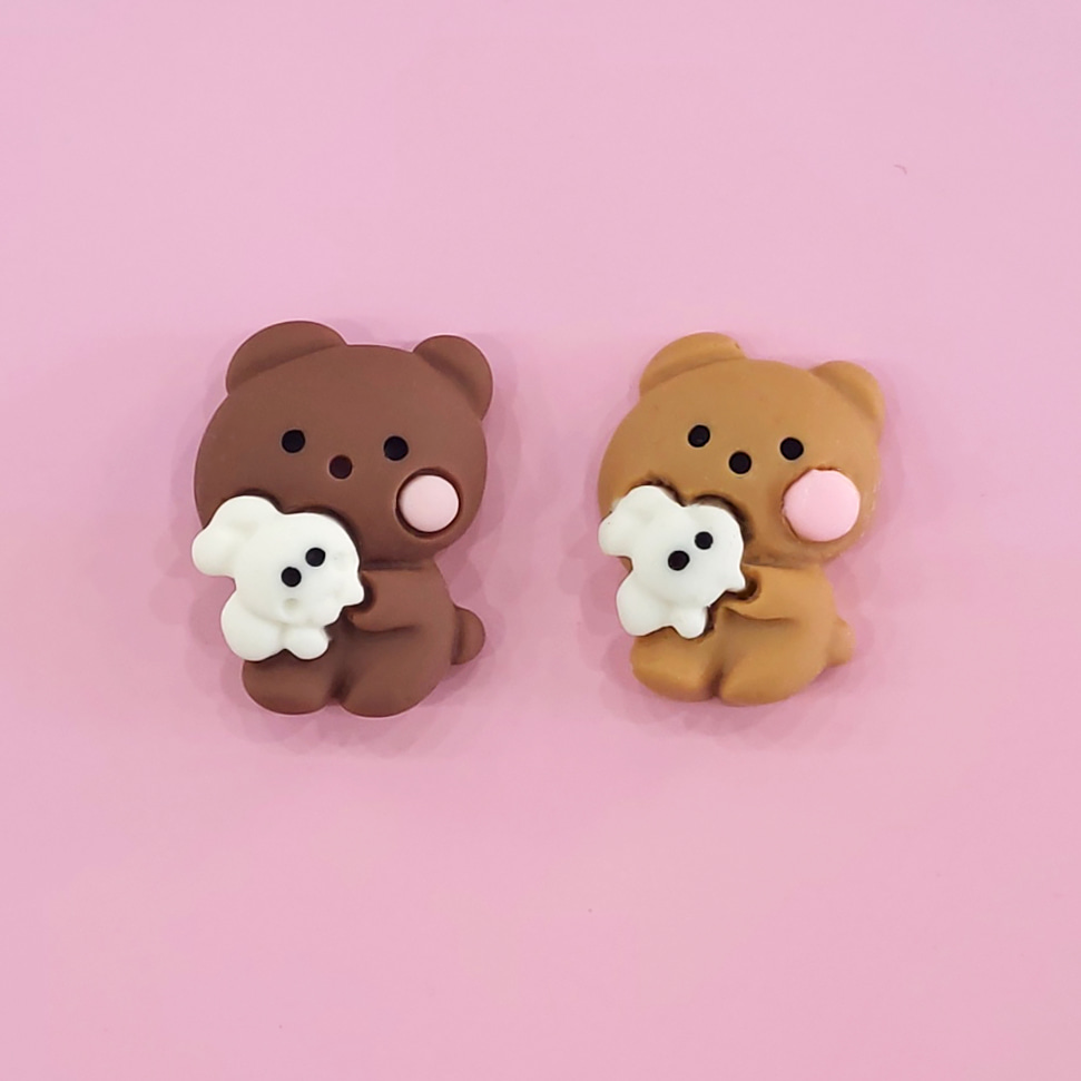 [도매] K205 토끼좋아 곰 데코덴파츠 (최소구매수량50개)